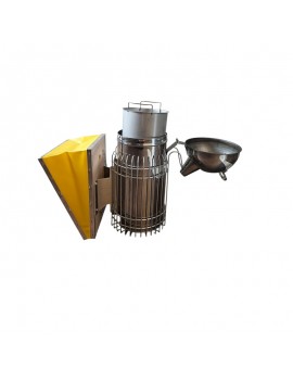 Afumator inox mediu rotund...